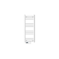 BADHEIZKÖRPER Sahara 300x800 mm Weiß gerade mit Ventil Durchgang - Weiß, Metall (30/80/3cm) - LuxeBath