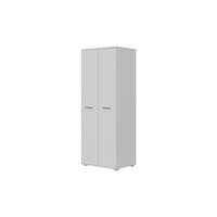 KLEIDERSCHRANK Weiß 69/180/49 - Weiß, Holzwerkstoff (69/180/49cm) - RAUMHIRSCH FURNITURE
