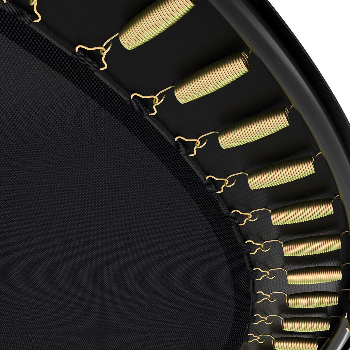 TRAMPOLIN SkyBounce S 228cm schwarz - Schwarz, Metall (228/228/119cm) - Juskys