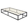 METALLBETT 200/90 cm - Schwarz, Metall (90/200cm) - ML-DESIGN