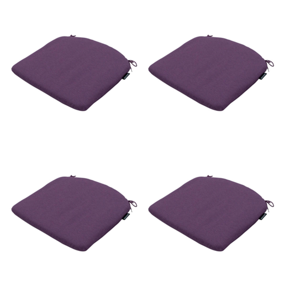 SITZKISSEN Panama 46/48 cm 4er-Set - Lila, Textil (48/4/46cm) - Madison