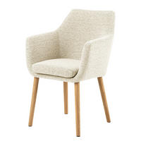 ARMLEHNENSTUHL - Creme, Textil (58/84/58cm) - home24