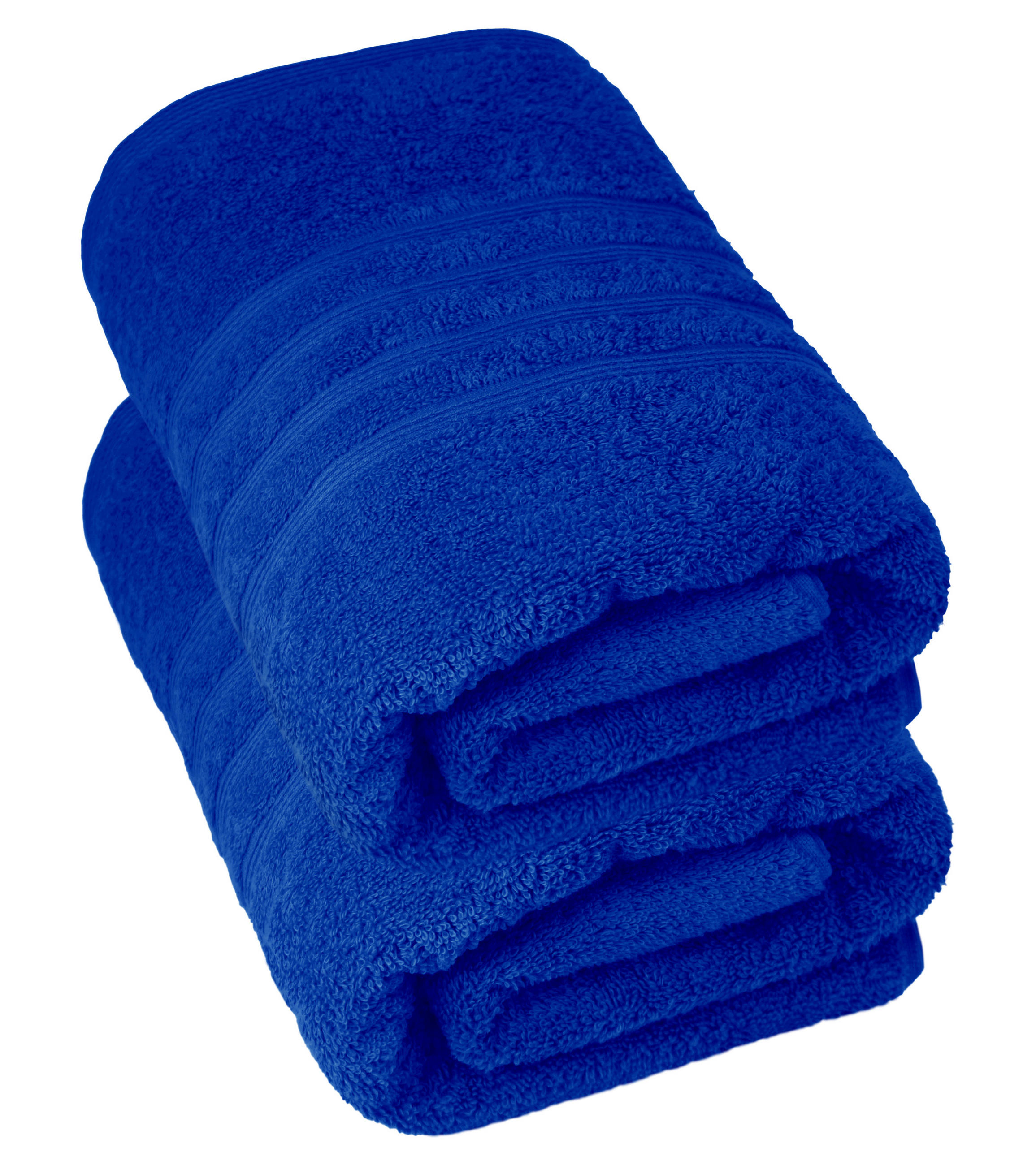 DUSCHTUCH London Azur Blau 2er Set 70x140 - Blau, Textil (70/140cm) - Lashuma