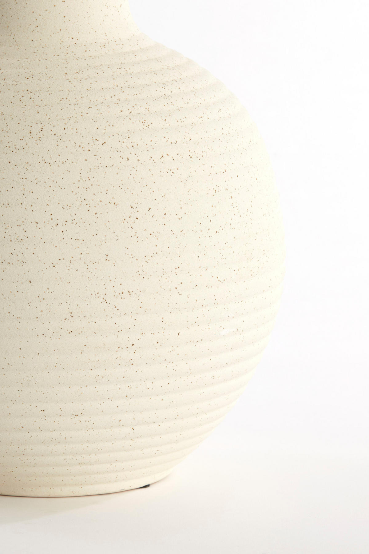 VASE Ulloa Weiß Ø28,5/42 cm - Weiß, Keramik (42cm) - Light & Living
