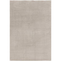 TEPPICH Tacoma Hellgrau 120x170 cm - Hellgrau, Textil (120/170cm) - benuta Nest