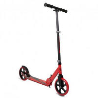 KINDERROLLER Storm rot Höhe einstellbar, zusammenklappbar, PU Räder, ABEC-5 - Rot, Metall (75/20/70cm)