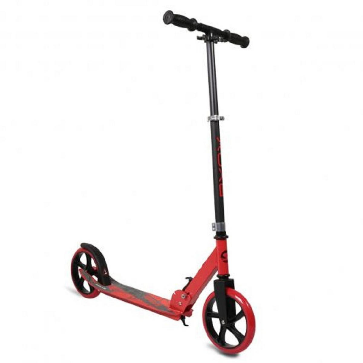 KINDERROLLER Storm rot Höhe einstellbar, zusammenklappbar, PU Räder, ABEC-5 - Rot, Metall (75/20/70cm)