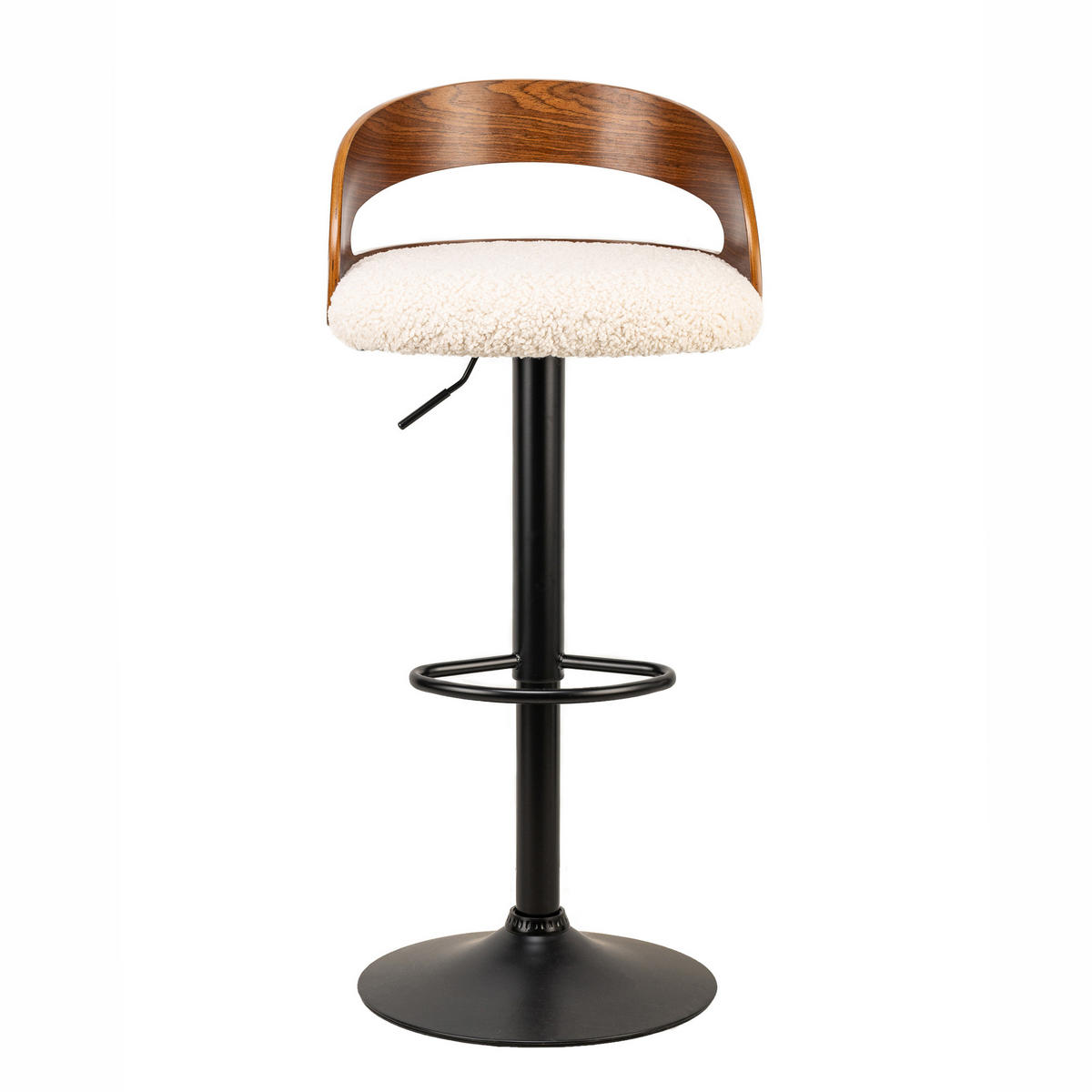 BARHOCKER 2er-Set Stoff Weiß - Weiß, Textil (46/101/45cm) - Nordlys