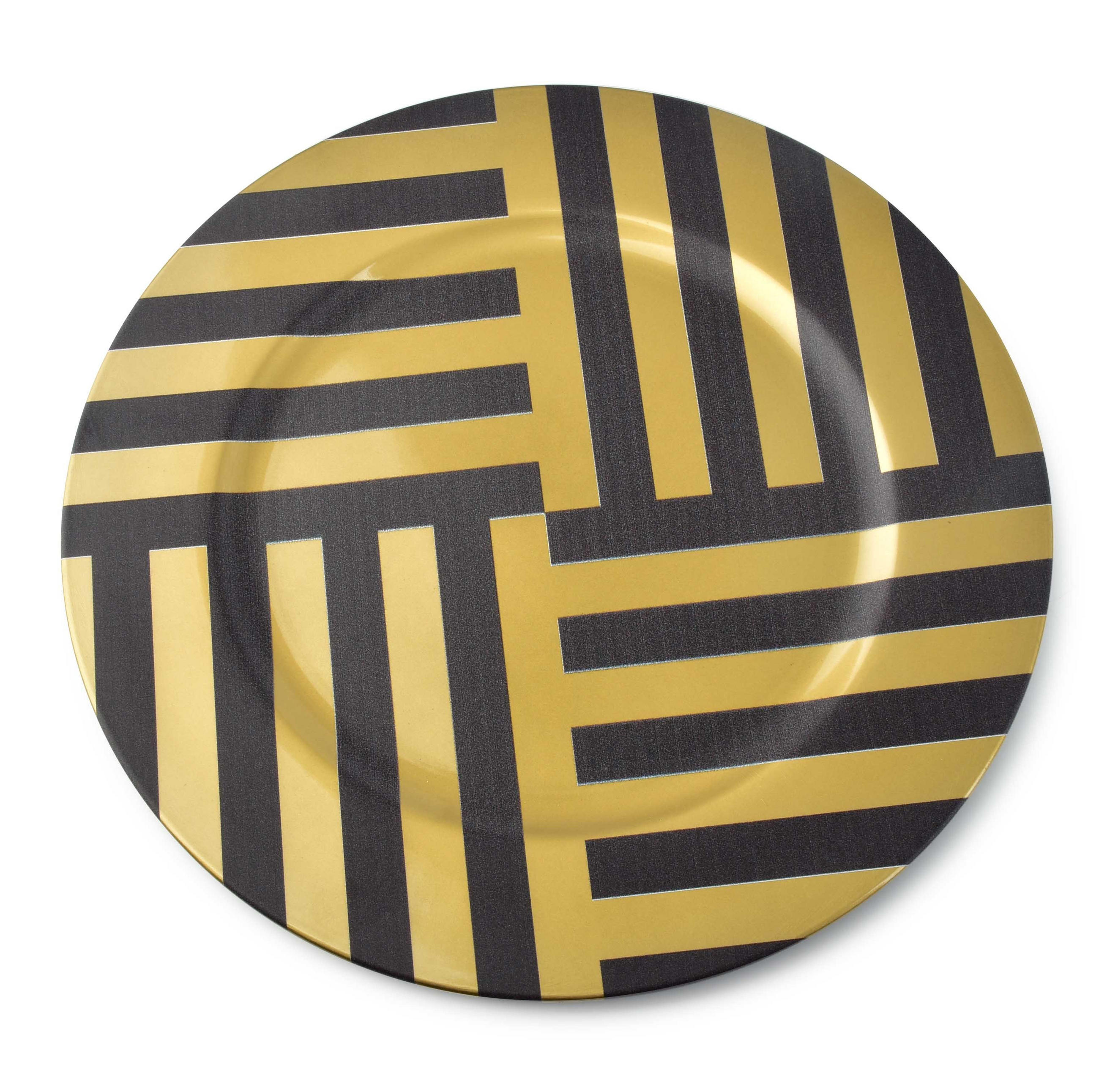 UNTERSETZER Blanche Schwarz 33/33/2 cm Kunstoff - Schwarz, Kunststoff (2cm) - Mondex