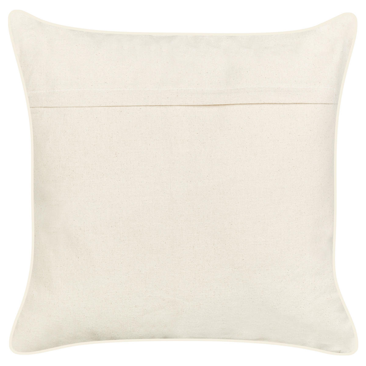 DEKOKISSEN Beige 45/45 cm Acropora - Blau/Beige, Textil (45/45/10cm) - Beliani