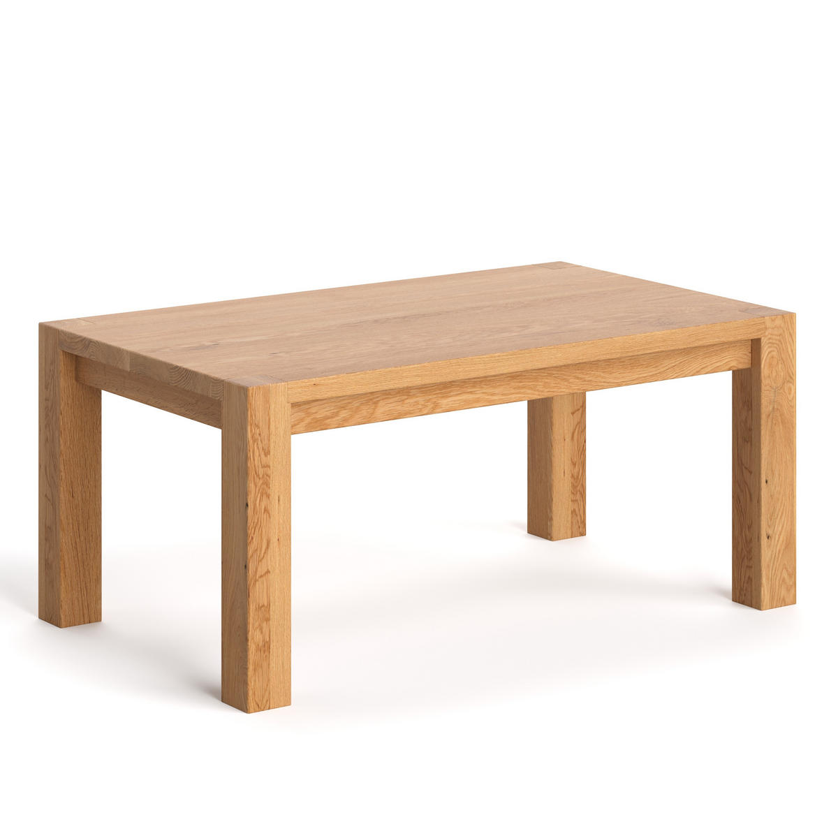 COUCHTISCH Gustav aus massivem Eichenholz 100 cm - Eichefarben/Braun, Holz (100/60/45cm) - Danzz