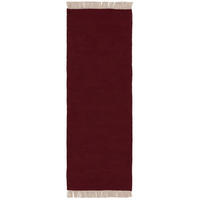 TEPPICH Wollteppich Liv Rot - Rot, Textil (80/1cm) - KUNSTLOFT