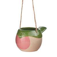 BLUMENTOPF Birdie zum Hängen - Grün, Keramik (10cm) - Butlers