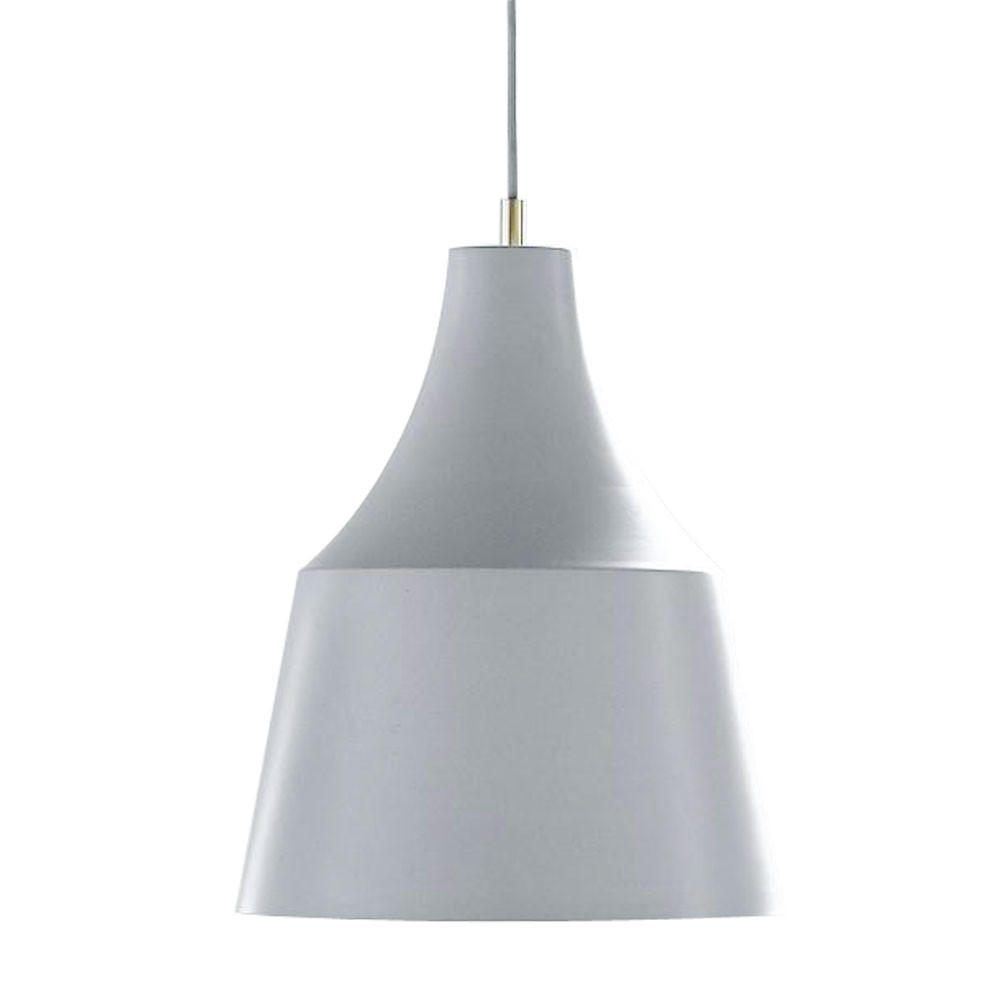 HÄNGELEUCHTE Textil Grau Rund - Grau, Metall (32/32/42cm)