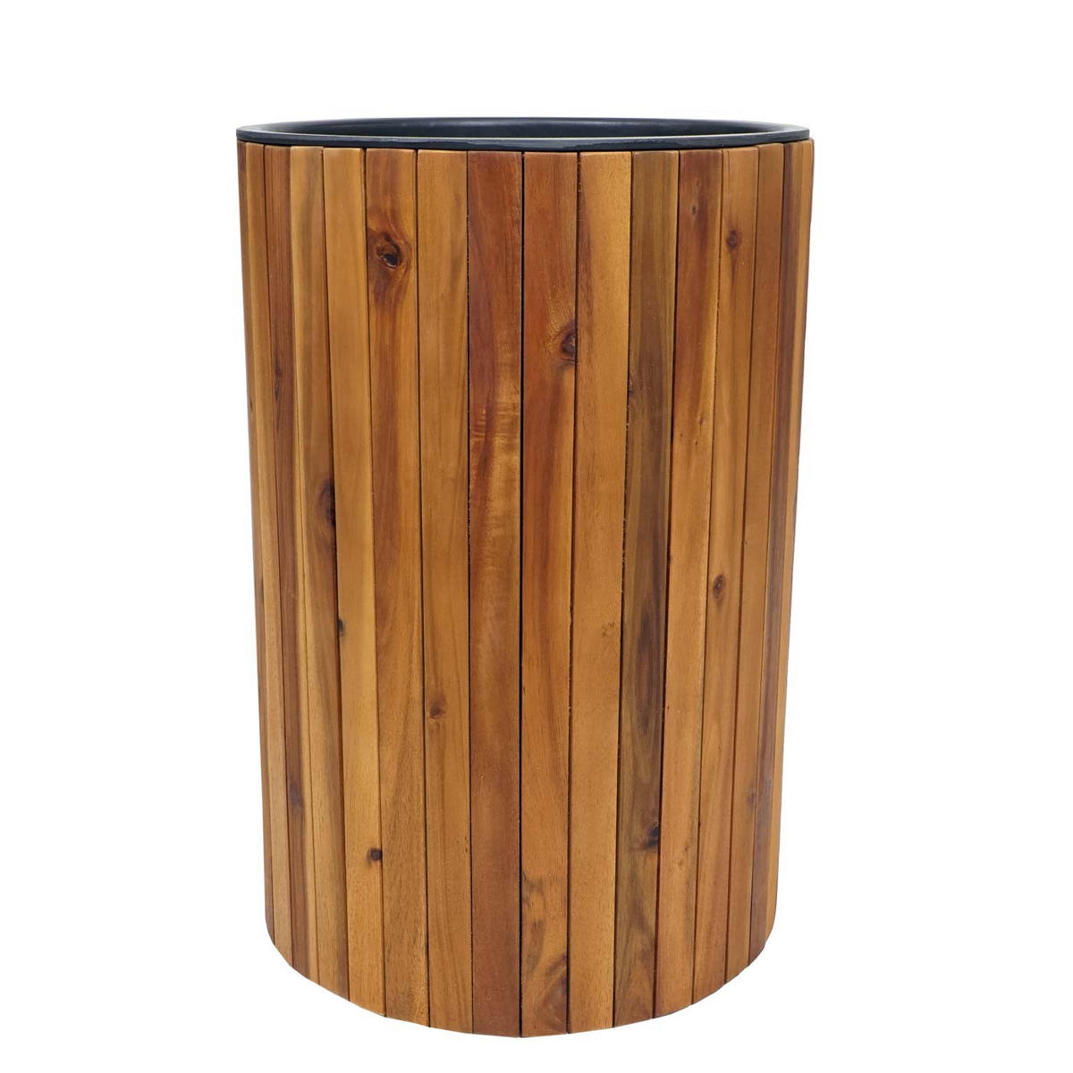 PFLANZKASTEN 2er-Set Rund/Eckig Braun - Braun, Holz (34/50/34cm) - PROREGAL