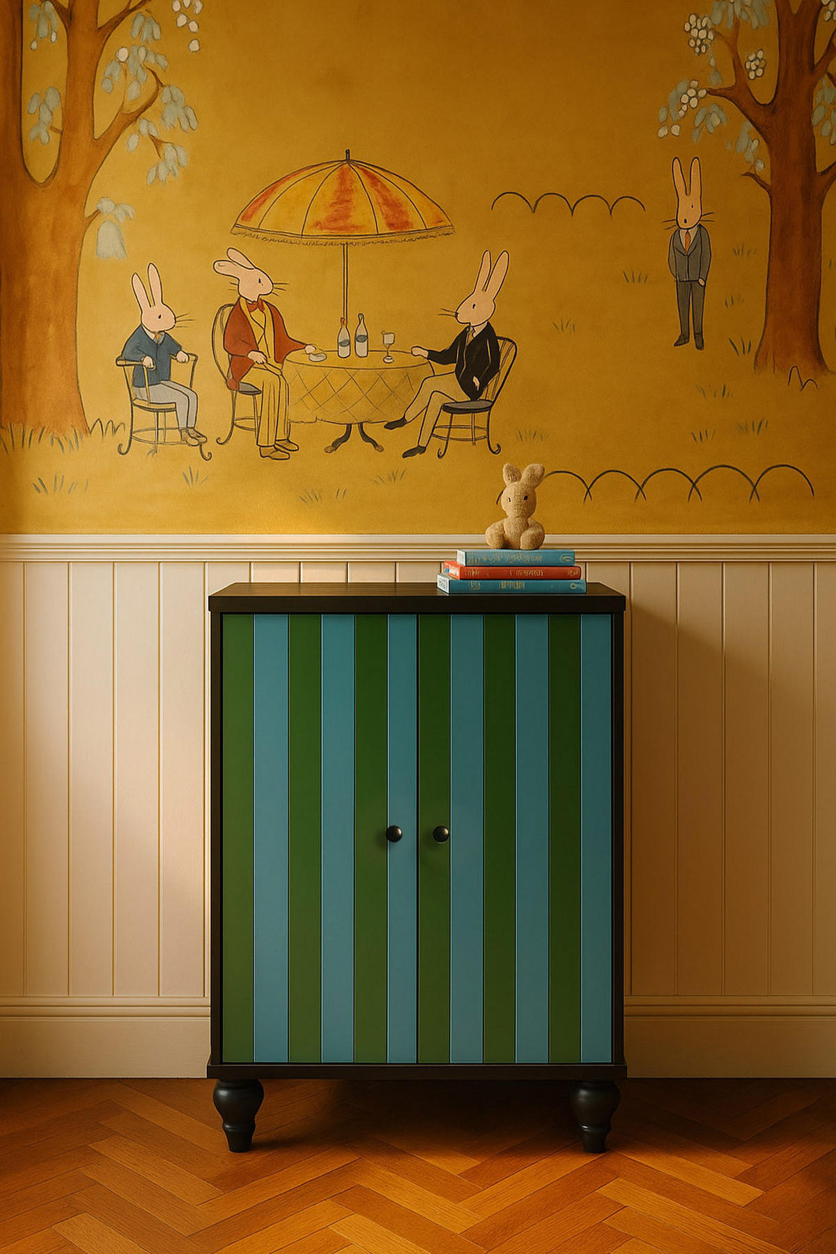 SCHRANK SIDEBOARD mit 2 Türen MARCUS - Hellgrün, Holzwerkstoff (75/127/45cm) - RNT By Really Nice Things