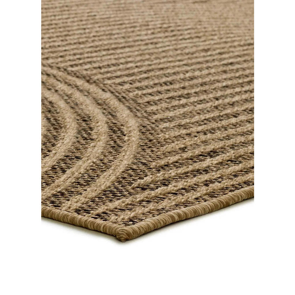 Thumbnail - Atticgo Outdoorteppich, Braun, Textil, Grafikmuster, Rechteckig, 120x170 cm, Oeko-Tex® Standard 100, antistatisch, für F...