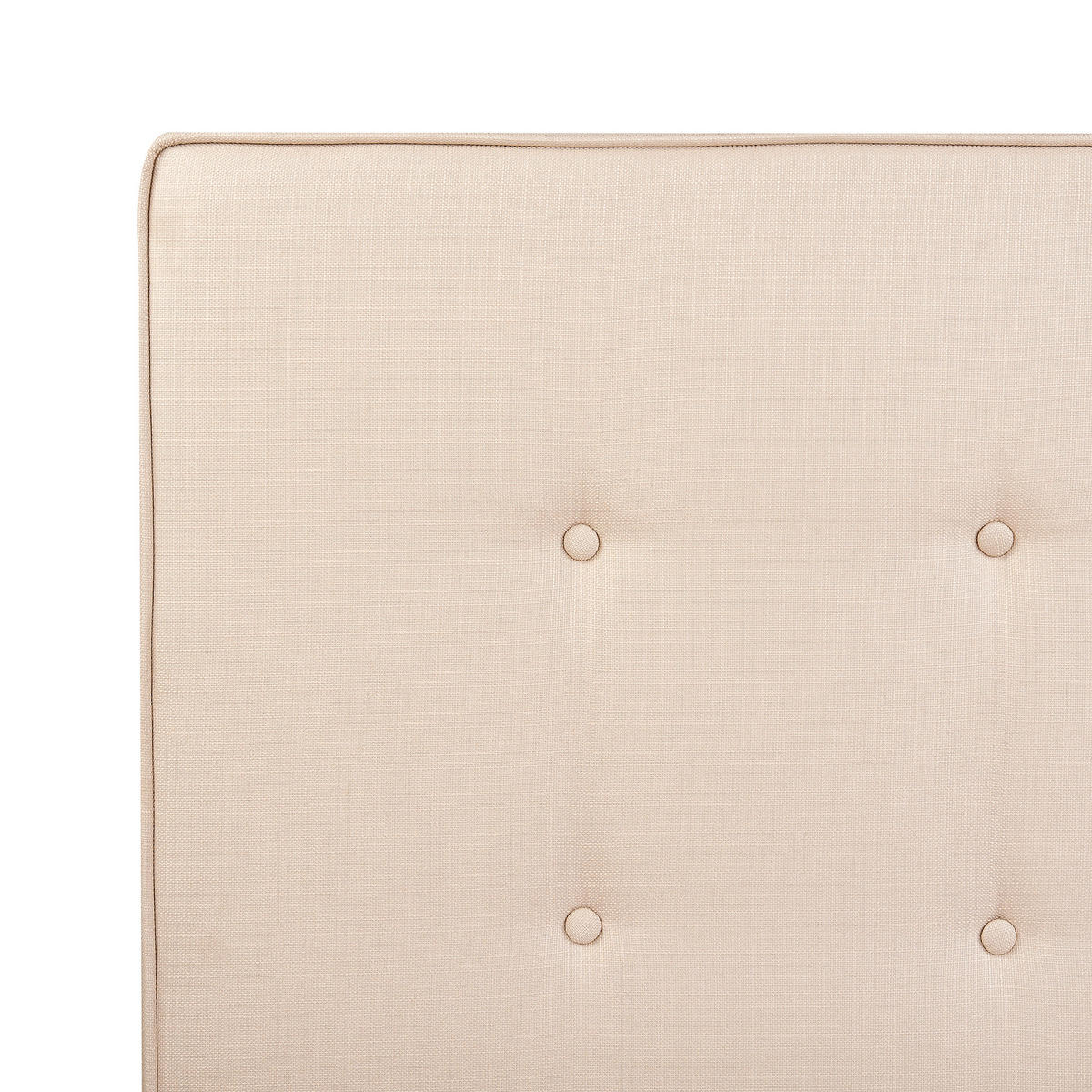 POLSTERBETT 90/200 cm Beige Ambassador - Beige, Textil (90/200cm) - Beliani