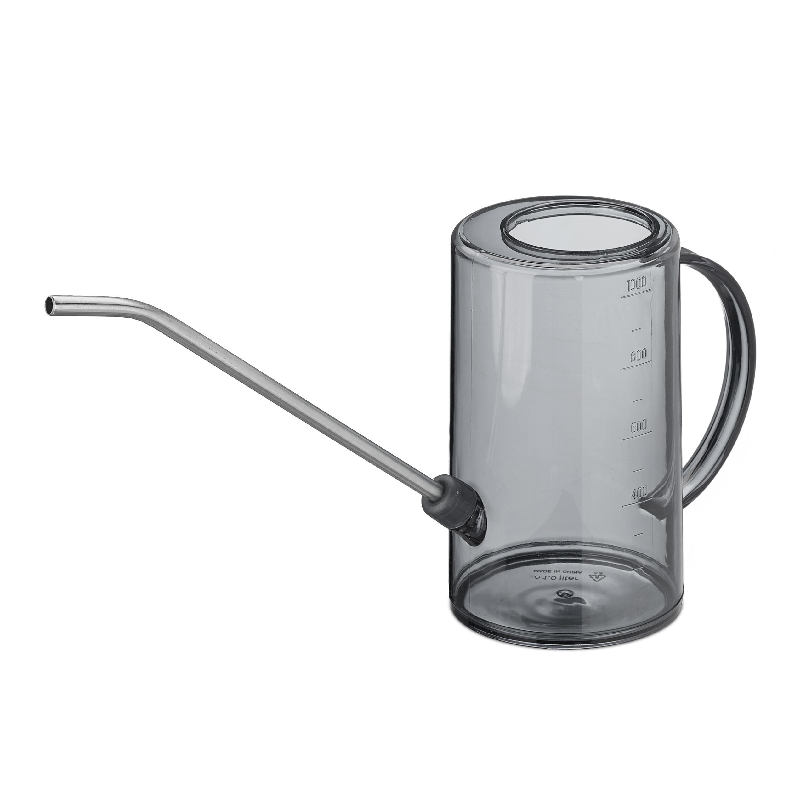 GIESSKANNE - Grau, Kunststoff/Metall (10/19.5/34cm) - Relaxdays