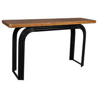 KONSOLENTISCH aus Holz, schwarz, 140x40x78cm - Schwarz, Holz (40/140/78cm) - Wanderlust