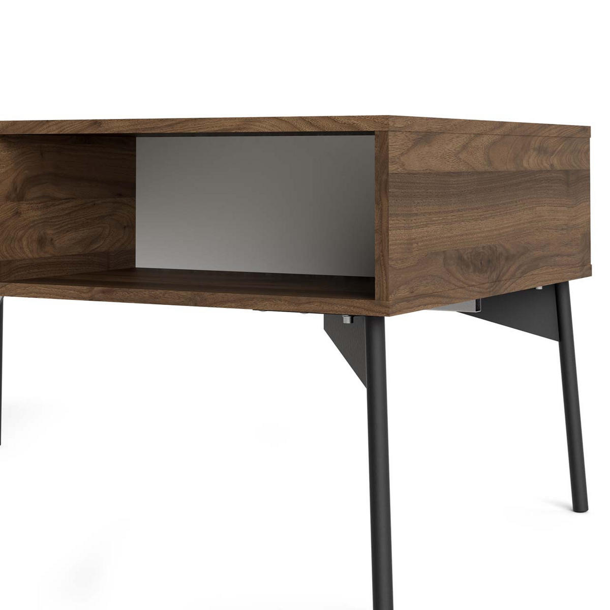 COUCHTISCH Braun,grau - Braun, Holzwerkstoff (60/99/49cm) - ebuy24