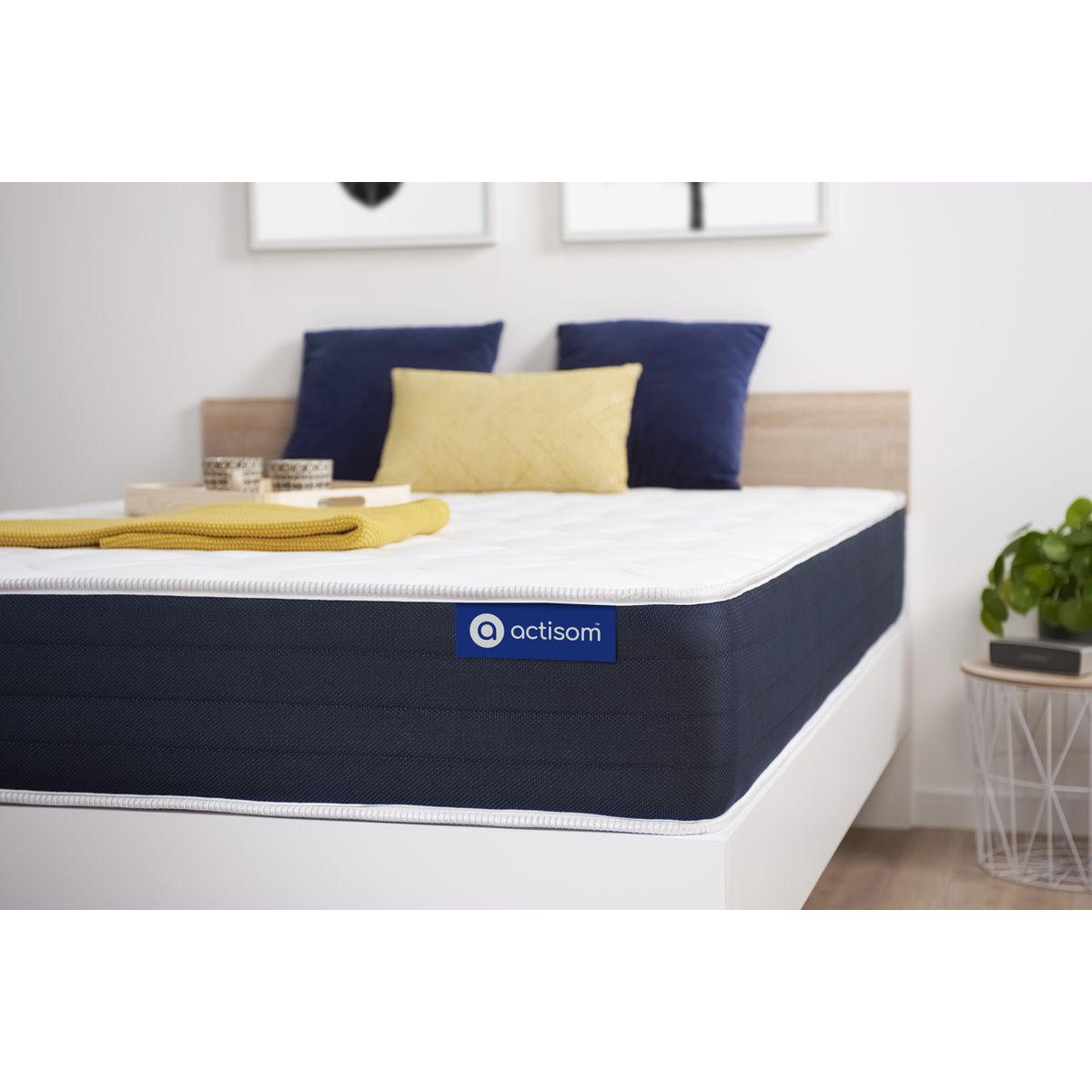 MATRATZE Actilatex sleep Latex und Memory-Schaum 120 x 210 cm h1 - Weiß, Textil (120/210cm) - ACTISOM