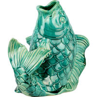 VASE Lucky Fish grün - Grün, Keramik (30cm) - FURNARO
