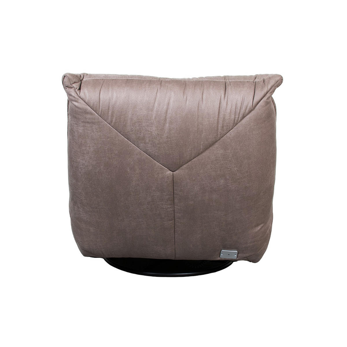 SESSEL Powernap station - Taupe - 60/80/62 cm - Taupe, Textil (60/80/62cm) - LABEL51