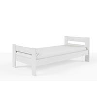 KINDERBETT OSCARO 120x200 cm Weiß - Weiß, Holz (120/200cm) - MASSENO