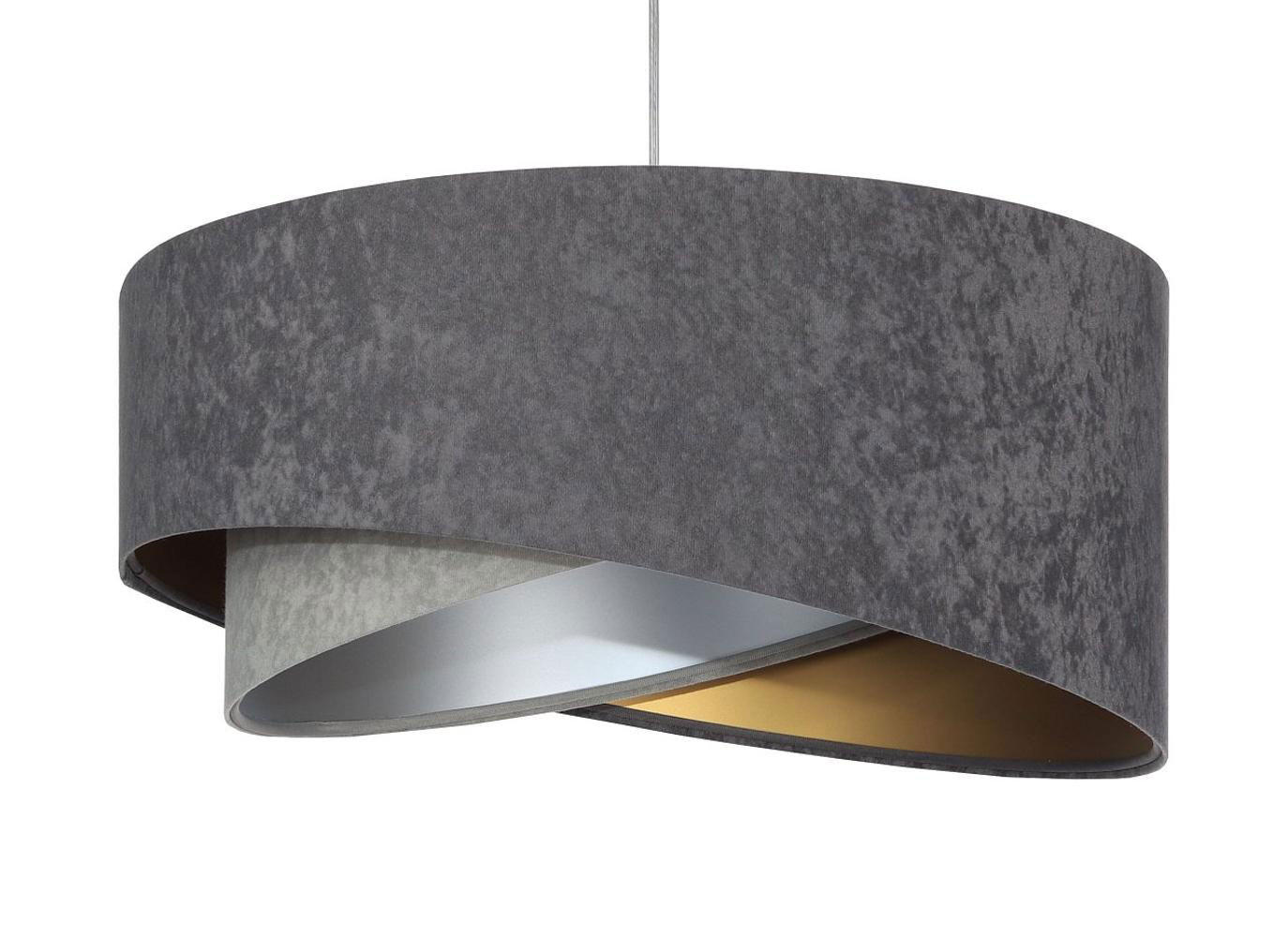 HÄNGELEUCHTE Grau 50/23 cm - Grau, Kunststoff (50/1.3/23cm) - ONZENO