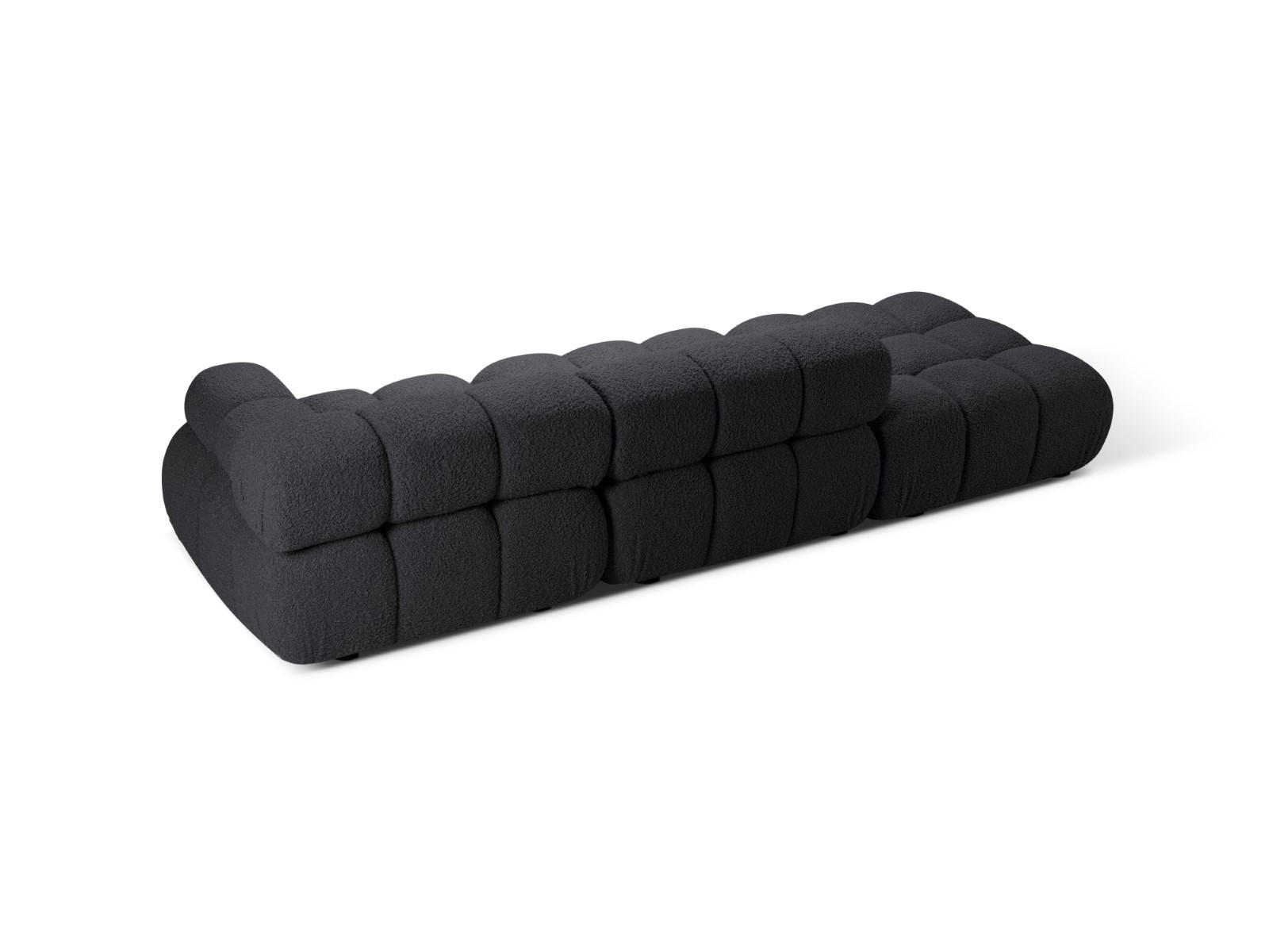 Thumbnail - Micadoni Sofa, Graphit, Textil, 4-Sitzer, 282x70x94 cm, Hergestellt in Europa, Wohnzimmer, Sofas & Couches, Sofas