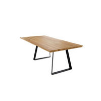BAUMKANTENTISCH Daisie 2 200x77x100 Massivholztisch Wildeiche geölt - Wildeiche, Holz (200/77/100cm) - 58aufmkessel