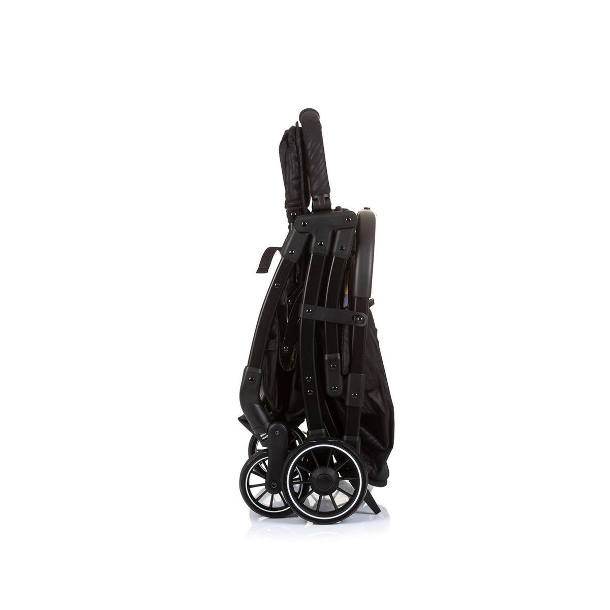 BUGGY Kiss klappbar schwarz Getränkehalter verstellbar bis 22 kg - Schwarz, Metall (75/50/103cm) - Chipolino