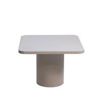 COUCHTISCH aus Eisen 50cm, beige - Beige, Metall (50/50/35cm) - Giga Meubel