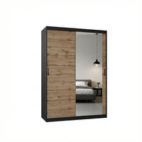 SCHWEBETÜRENSCHRANK Mirano Eiche Wotan 150 cm - Eiche Wotan, Holzwerkstoff (150/215/60cm) - Ravio