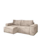 ECKSOFA Schlafsofa Madlen - Beige, Holzwerkstoff/Textil (248/140cm) - Fun Möbel