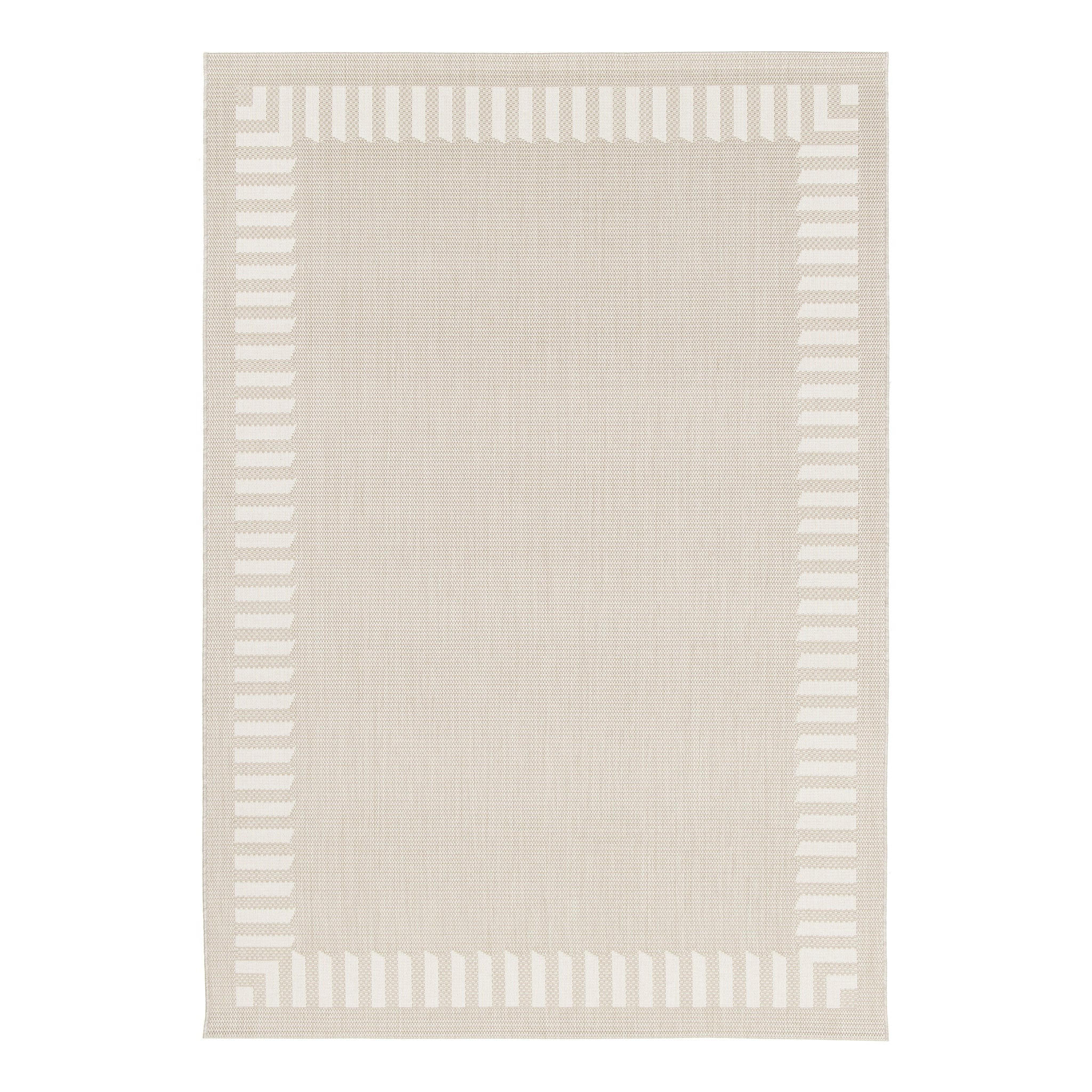 DESIGN Teppich für Innen und Außen beige - Beige, Textil (120/170cm) - AFK Living