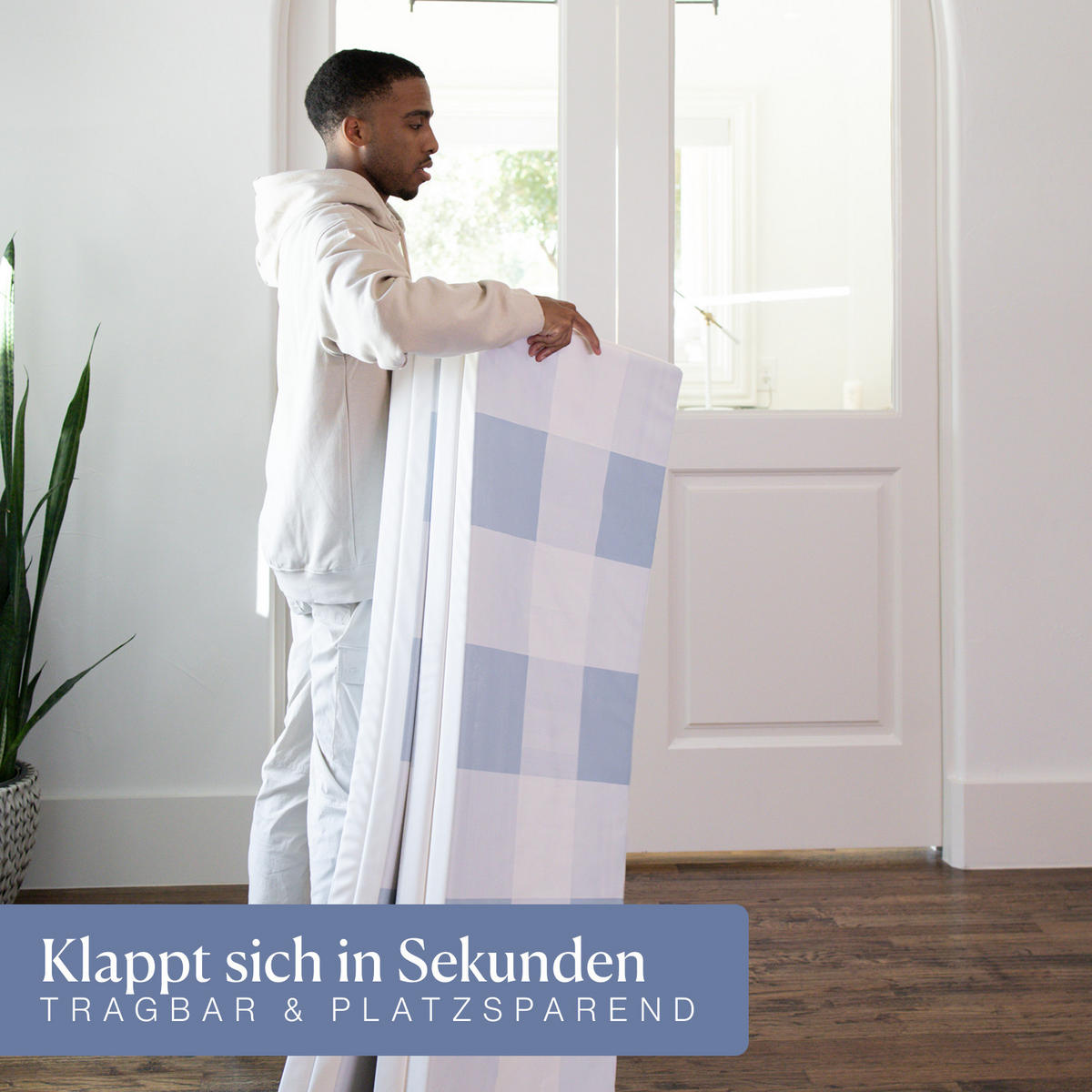 SPIELMATTE Arden Tide blau 122x183 - Blau, Kunststoff (122/183cm)