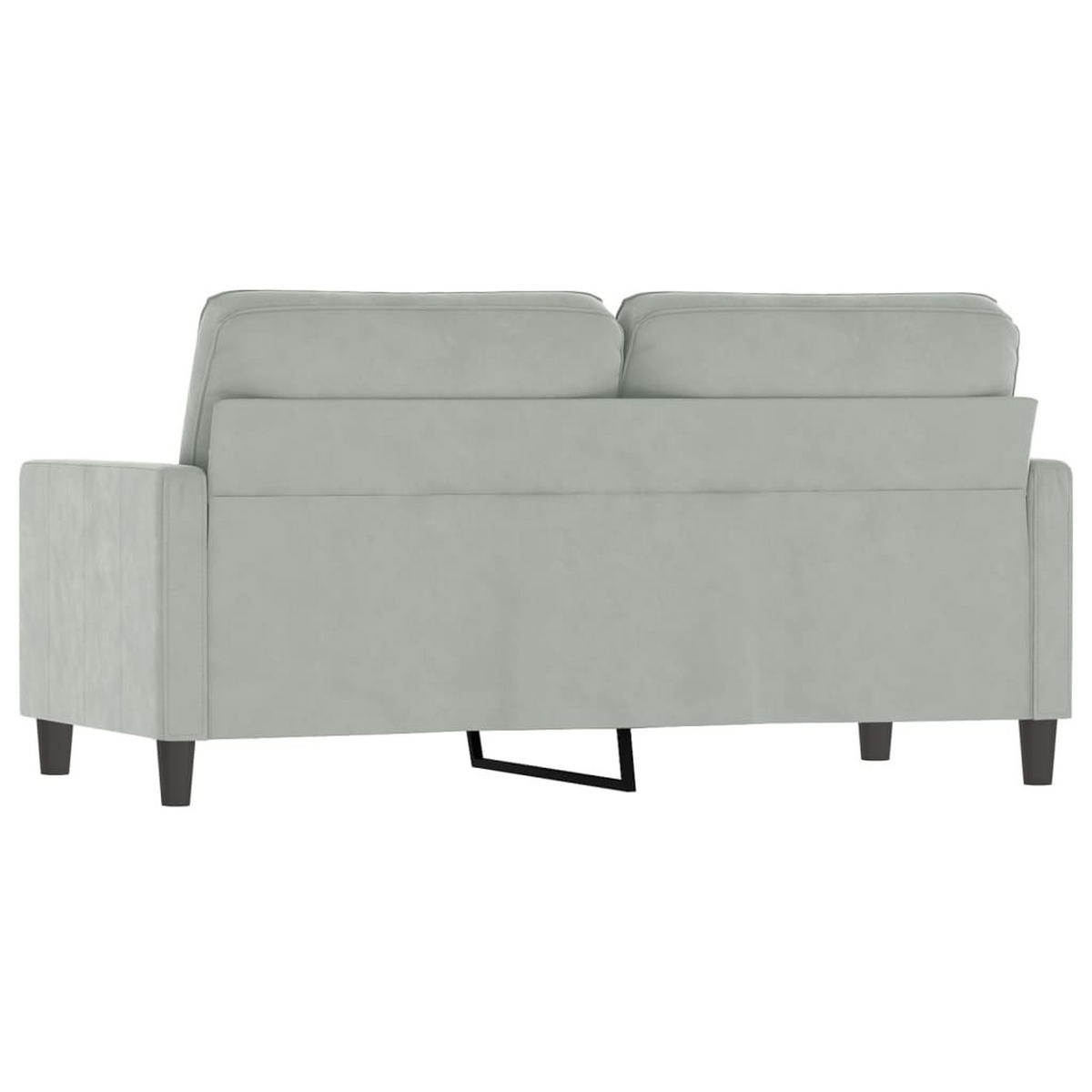 2-SITZER-SOFA Creglingen - Grau, Naturmaterialien (158/80/77cm) - Nettlife