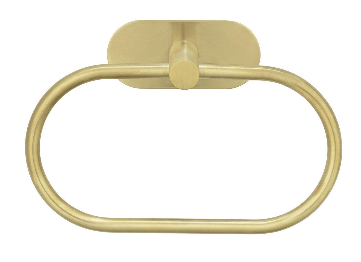 HANDTUCHRING Turbo - Loc Orea Shine 7,5/20,5/12,5 cm - Goldfarben, Metall (20.5/12.5/7.5cm) - Wenko
