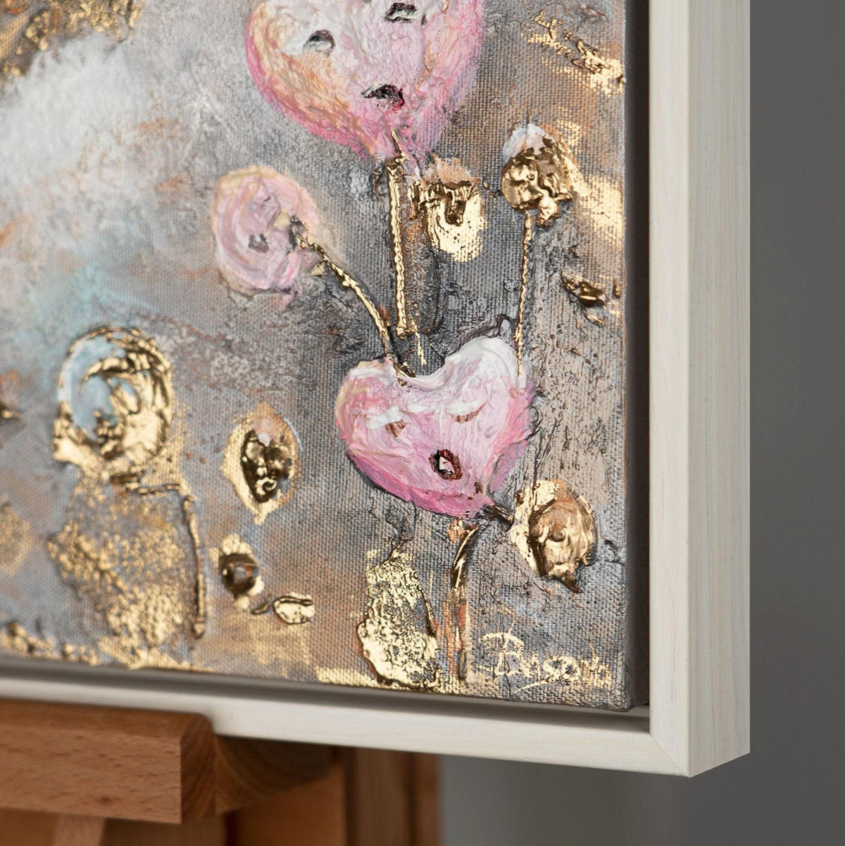 GEMÄLDE Verzauberte Welt Schattenfugenrahmen Beige 120x60 cm - Beige, Holz (120/80cm) - YS-art gallery