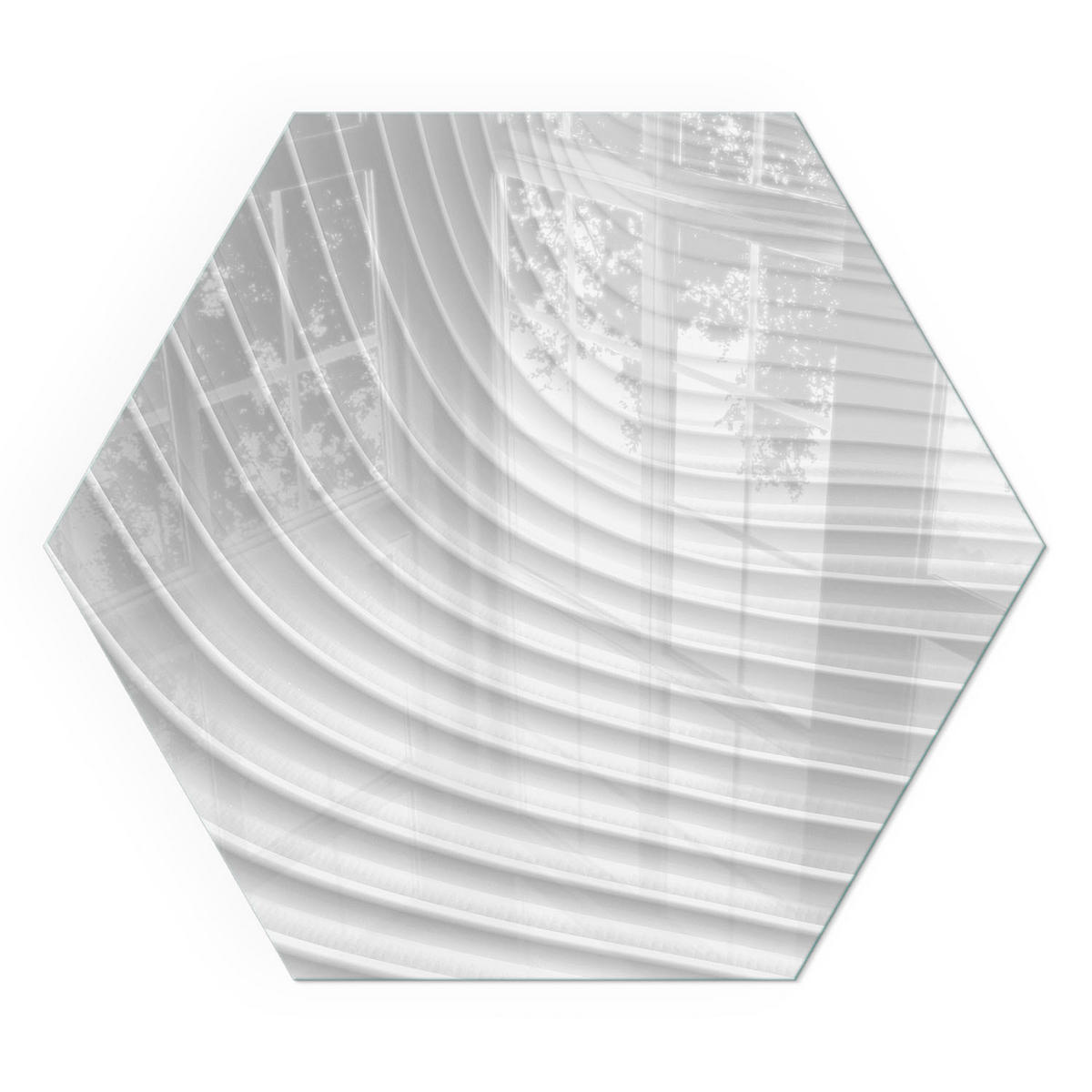 GLASPLATTE für Kamin h40 cm - Weiß, Glas (40/40/0.4cm) - TULUP