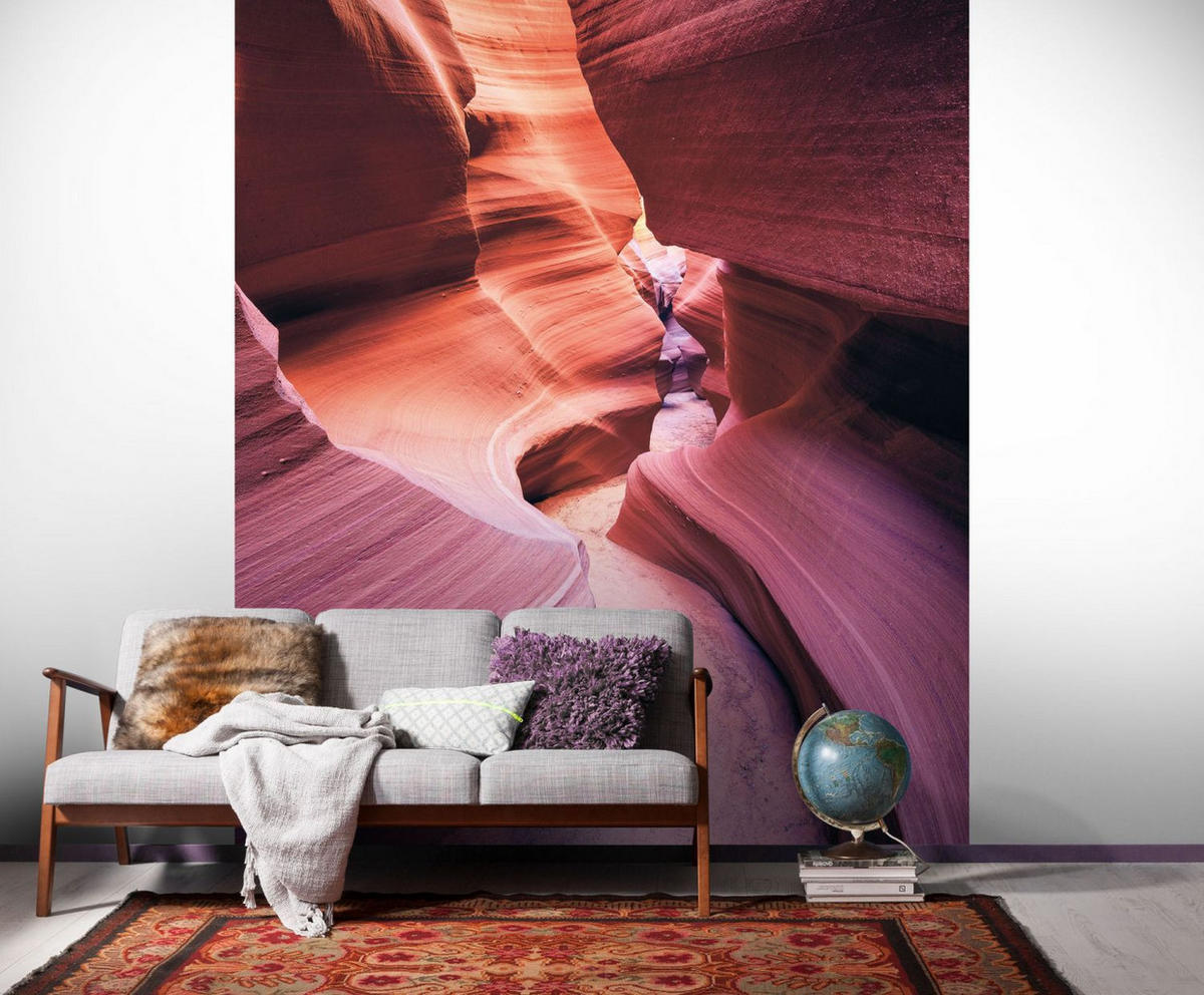 FOTOTAPETE Grand Canyon 200 x 250 cm - Pink, Papier (200/250cm) - Sanders & Sanders