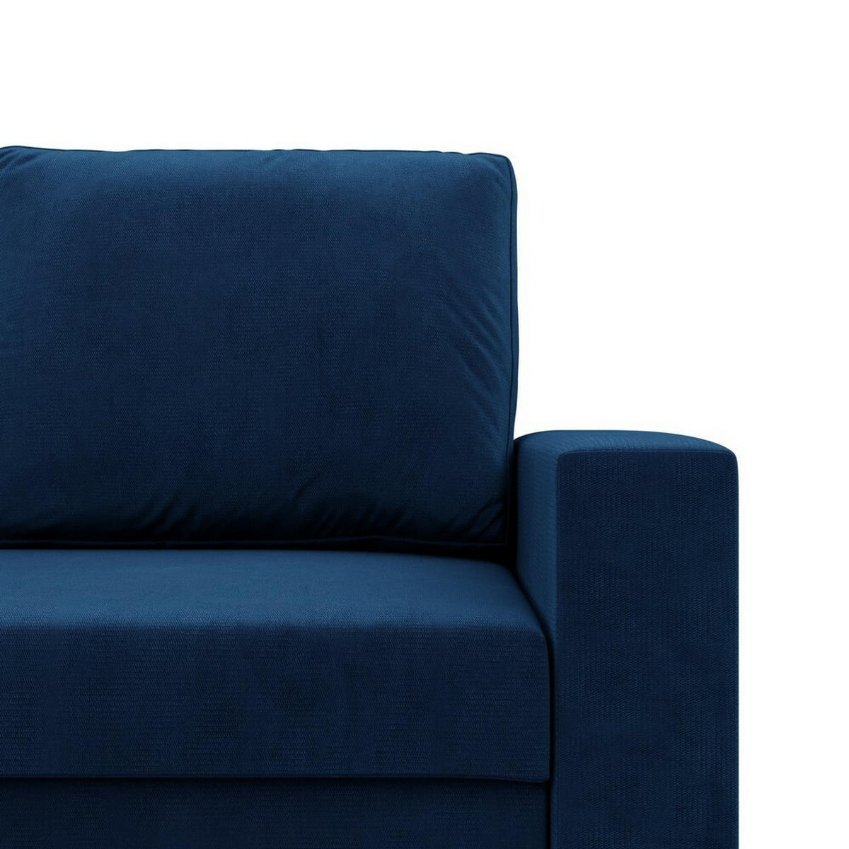 SOFA Neo mit gerader Armlehnen dunkelblau - Dunkelblau, Textil (148/90/87cm) - SIMKAM Furniture