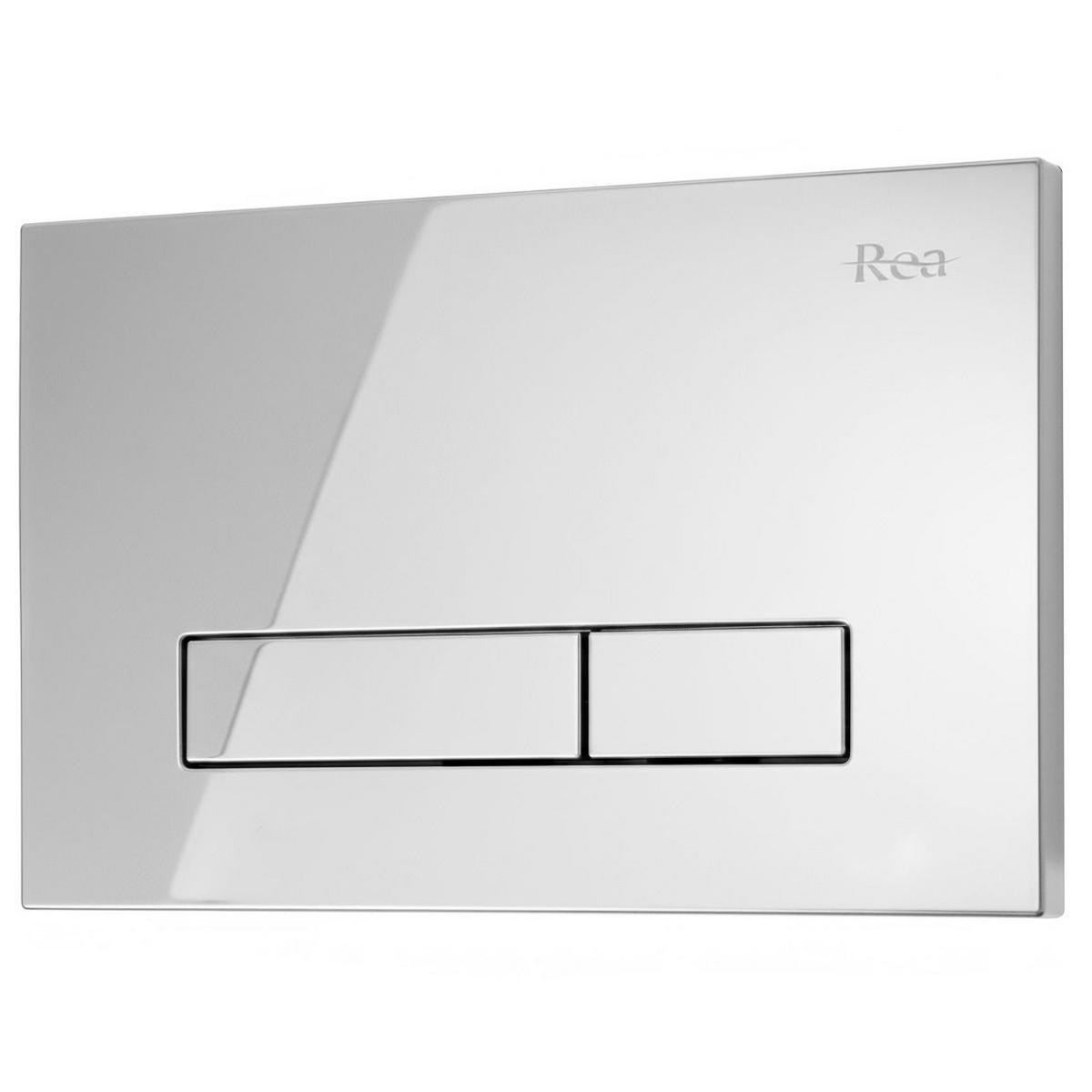DRÜCKPLATTE Rea Hd K011a-q Und Slim 024n Chrome - Chromfarben, Kunststoff (24.5/16/3.5cm) - REA