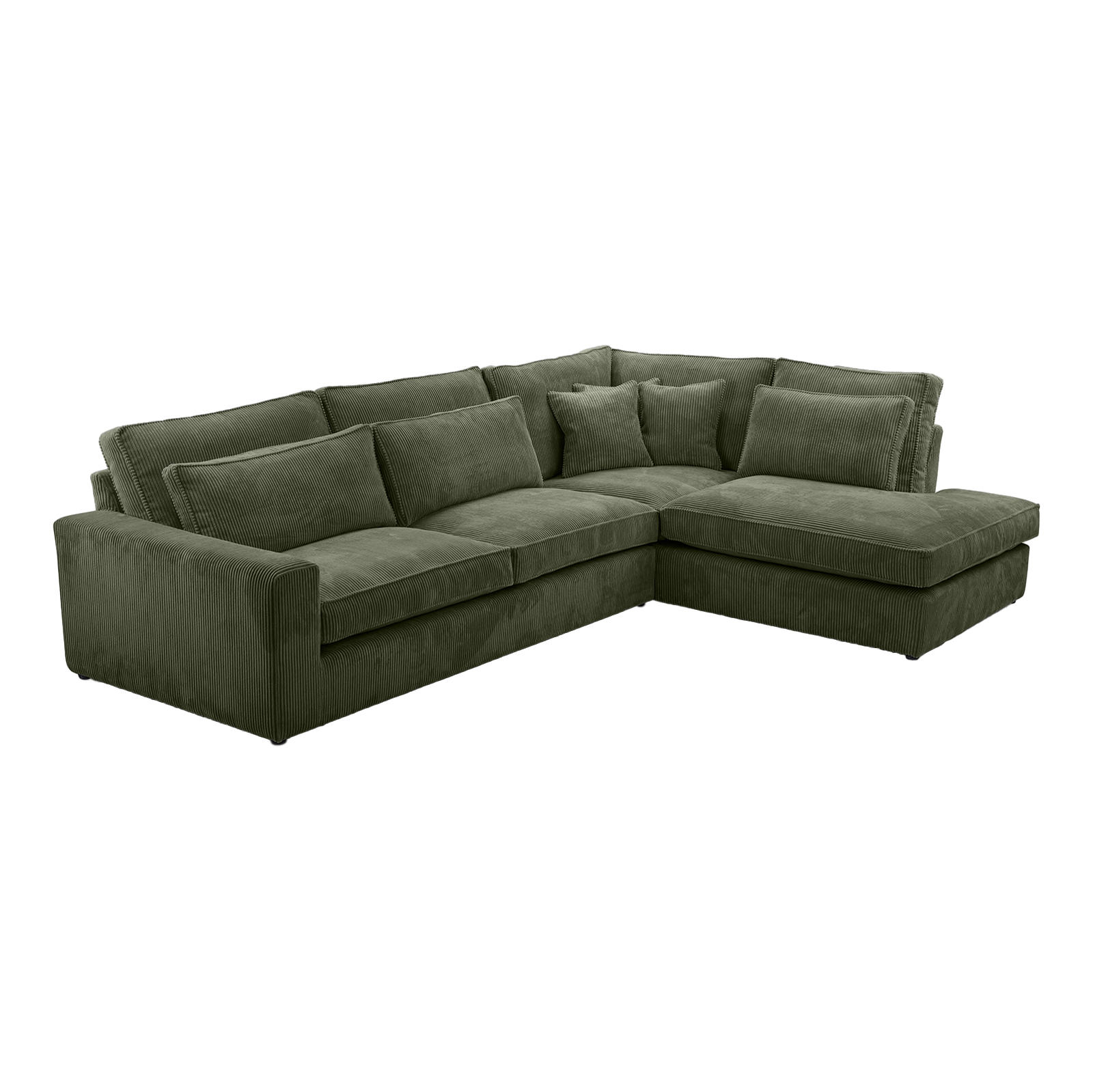 ECKSOFA CAMBO Ohne Schlaffunktion, Grün - Grün, Textil (314/224cm) - Fedve