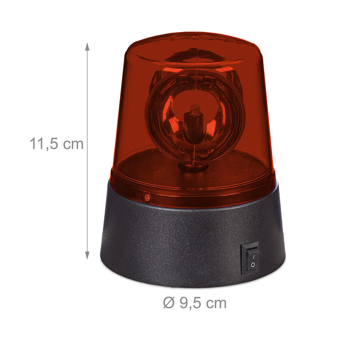 2-TLG.RUNDUMLEUCHTE-SET - Multicolor, Kunststoff (9.5/11.5/9.5cm) - Relaxdays