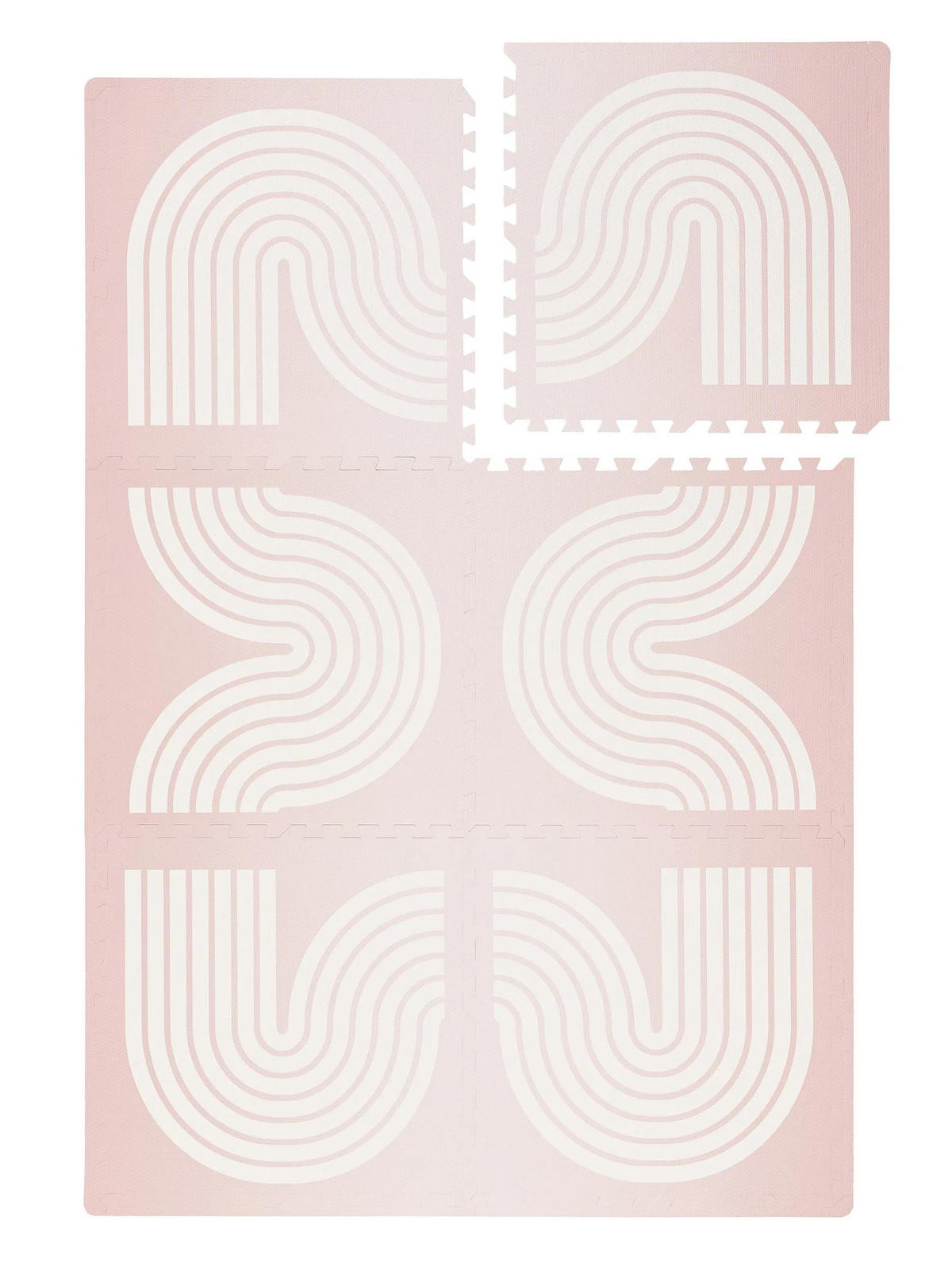 SPIELMATTE Archie Rosa 120x180 cm - Rosa, Textil (120/180cm) - Lytte