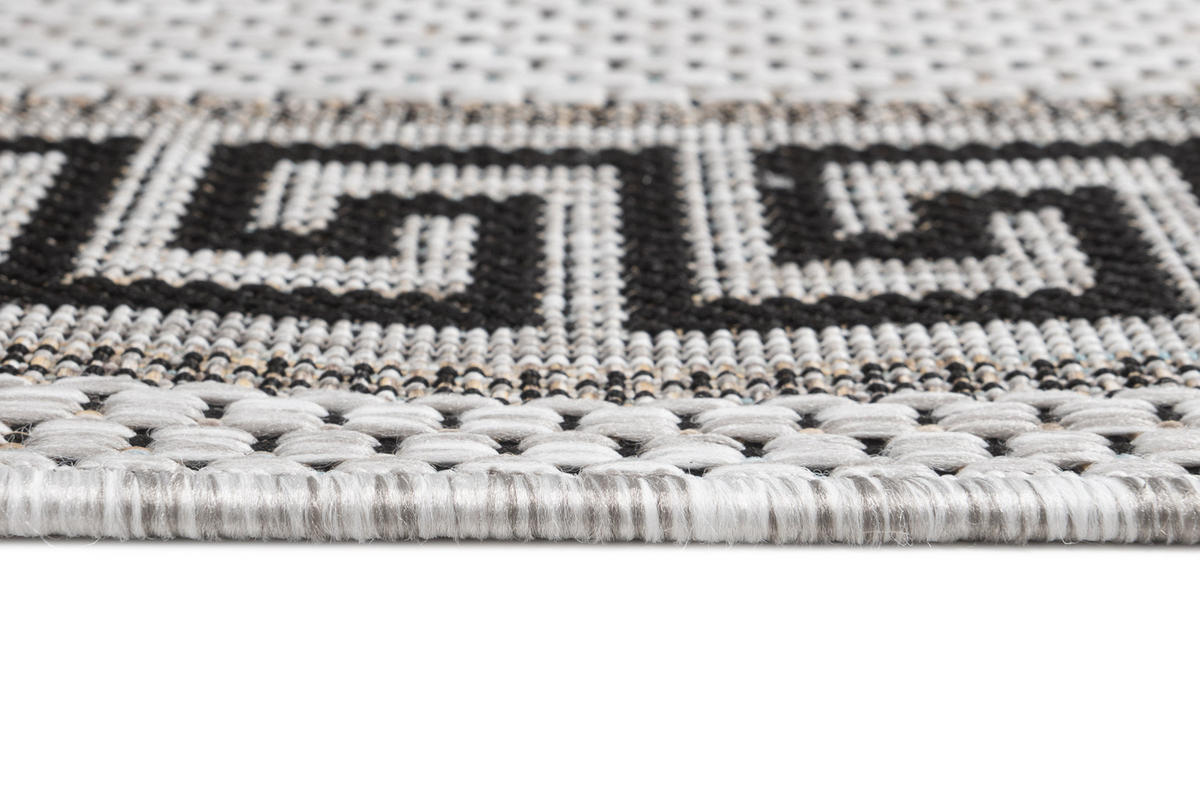 LÄUFER MELISSA Grau Modern Geometrisch 100/1300 cm - Grau, Textil (100/1300cm) - Tapiso
