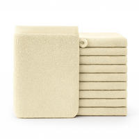 WASCHLAPPEN 10er-Set, 10x Waschlappen 15/20 cm, Sandfarben - Beige, Textil (15/20cm) - Blumtal